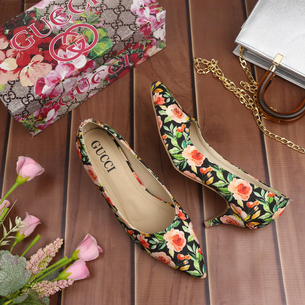 Gucci flower pump - FASHION STEP