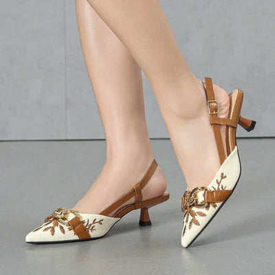 FLORAL EMBROIDERED CHAIN