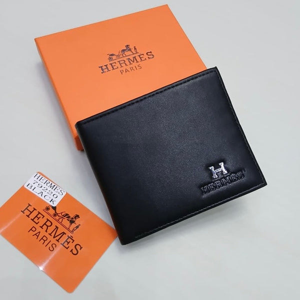Hermes Leather wallet with card holder