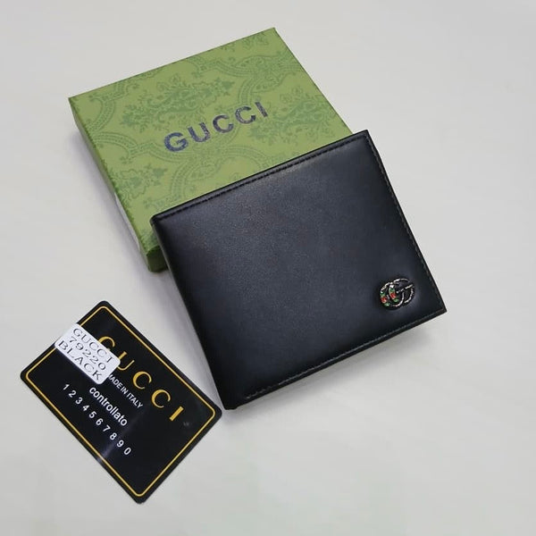 GG Leather wallet with card holder