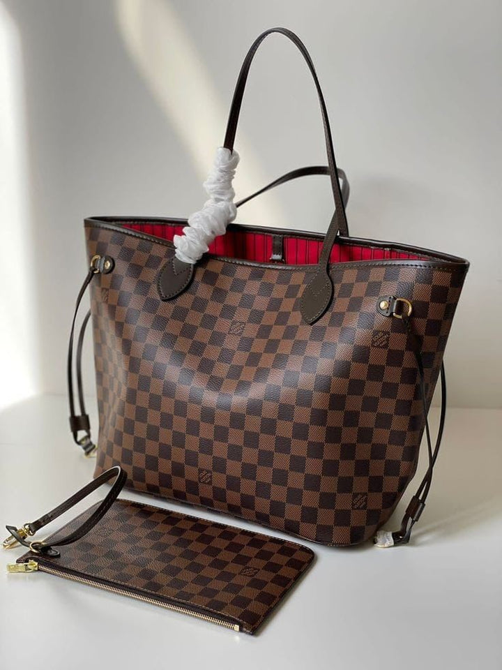 Lv leather neverfull bag - FASHION STEP