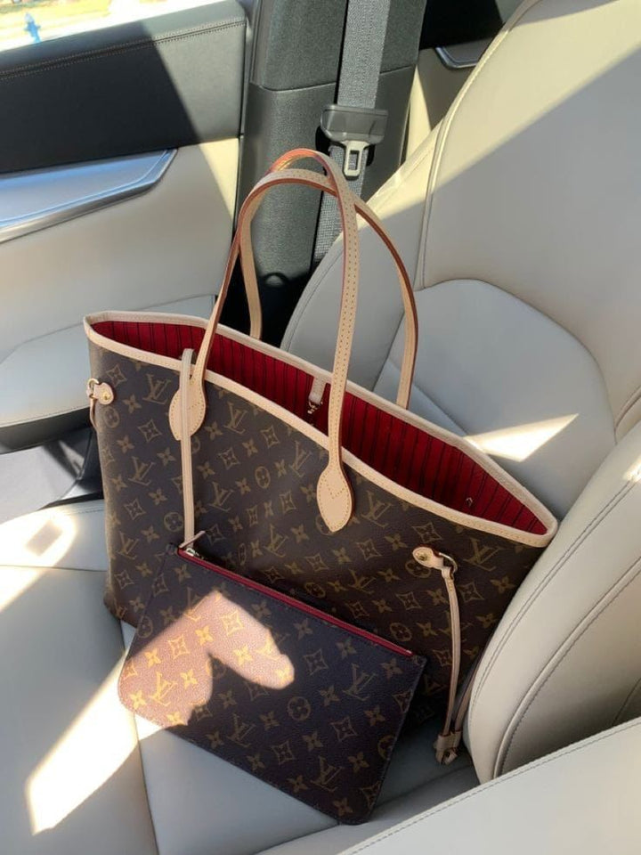 Lv leather neverfull bag - FASHION STEP