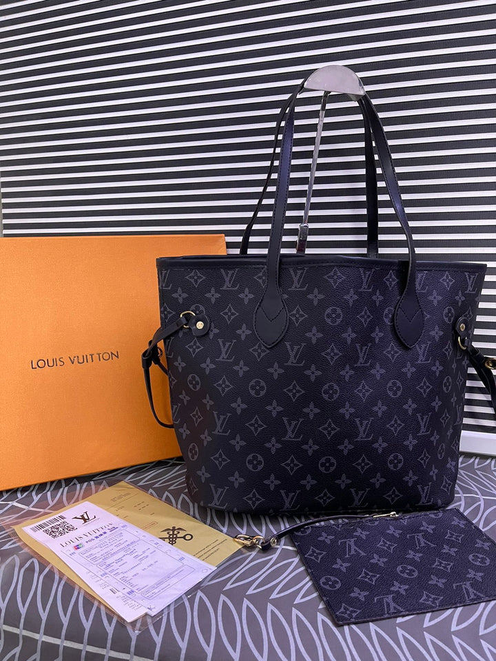 Lv leather neverfull bag - FASHION STEP