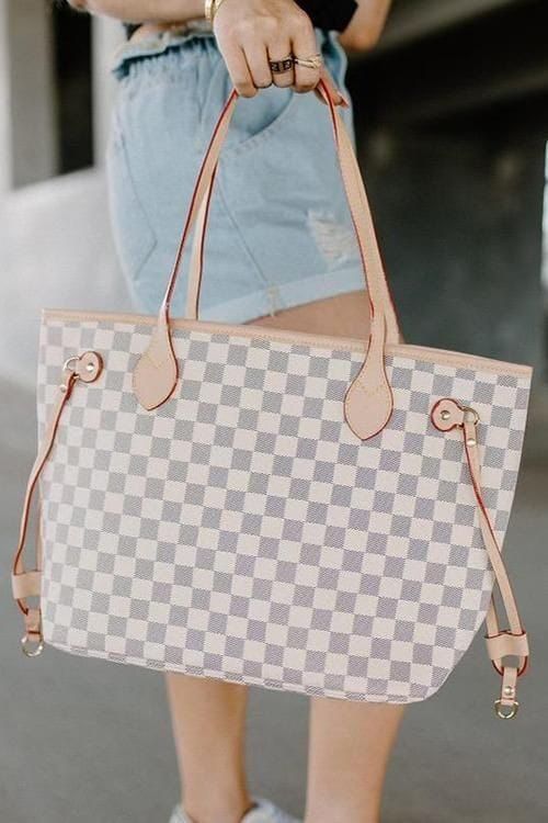 Lv leather neverfull bag - FASHION STEP