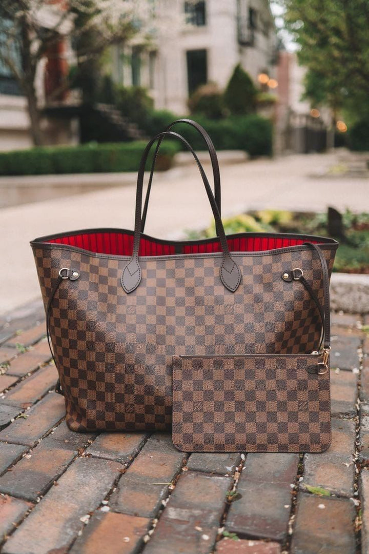 Lv leather neverfull bag - FASHION STEP