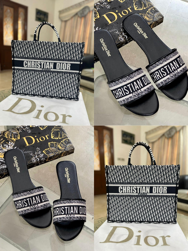 Dior combo slipper&bag - FASHION STEP