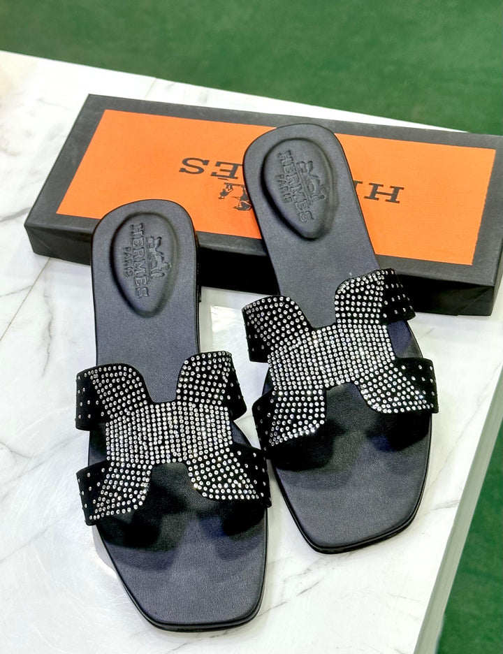 Buy Hermes Fancy Slippers 