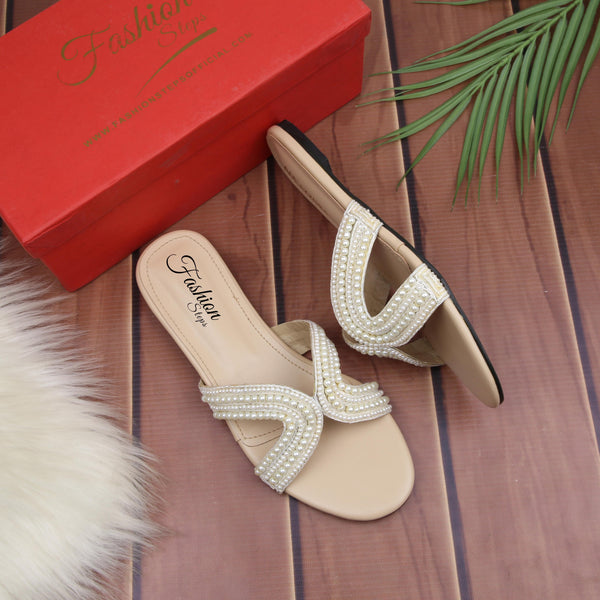 Fashion Steps Pearl Flats