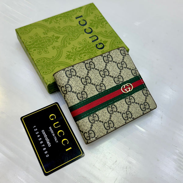 GG Men's Wallet (Khaki)