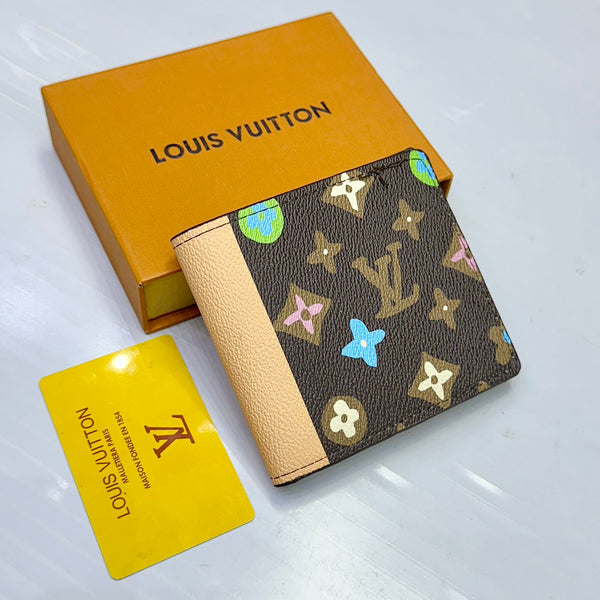 Lv Flower Multi Monogram Men's Wallet