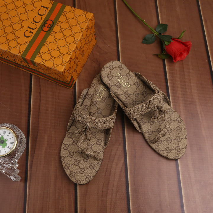 Buy GG Roma Flat Slippers For Ladies