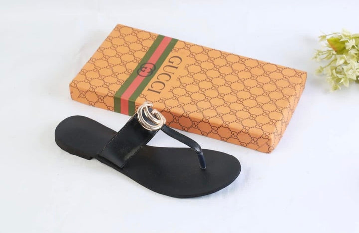 GG flat black - FASHION STEP