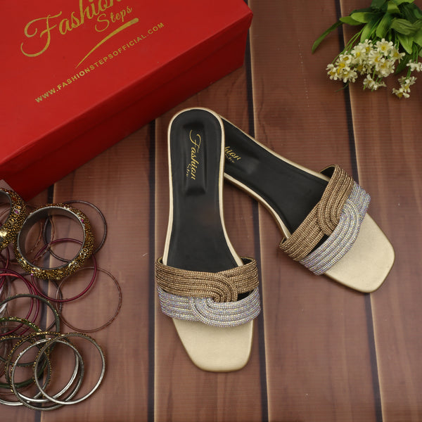 Fashion Figma Flats (Golden)