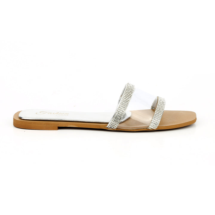 ZARA DIAMOND FLAT (BROWN) - FASHION STEP