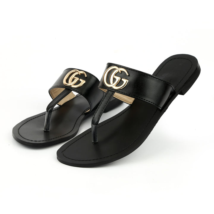 GG flat black - FASHION STEP