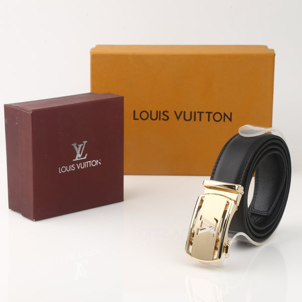 LV Leather Belt (96) - FASHION STEP