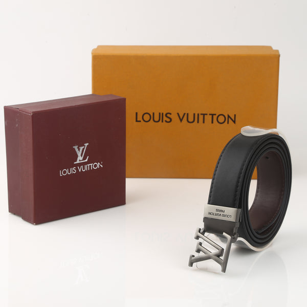 LV Leather Belt (105) - FASHION STEP