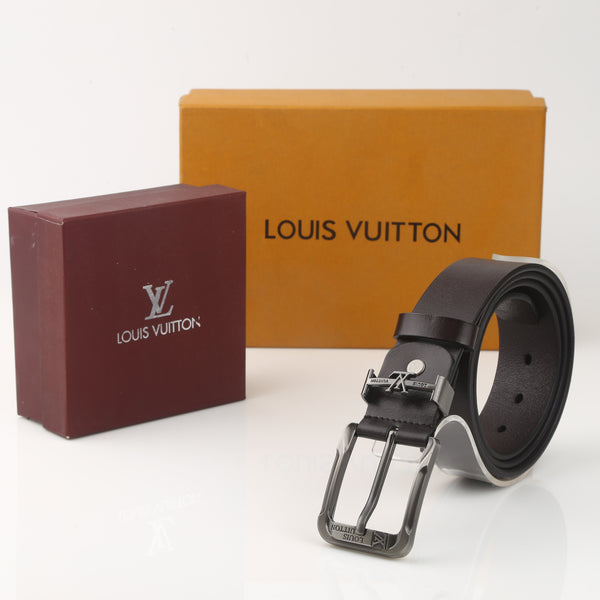 LV Leather Belt (115) - FASHION STEP