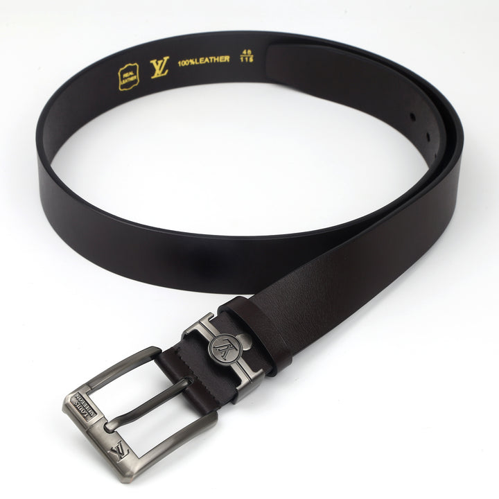 LV Leather Belt (113) - FASHION STEP