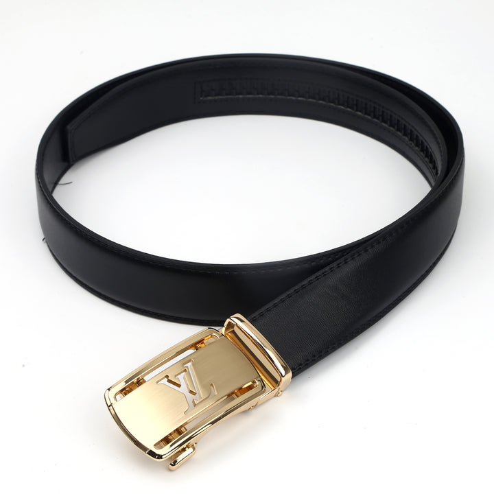 LV Leather Belt (96) - FASHION STEP