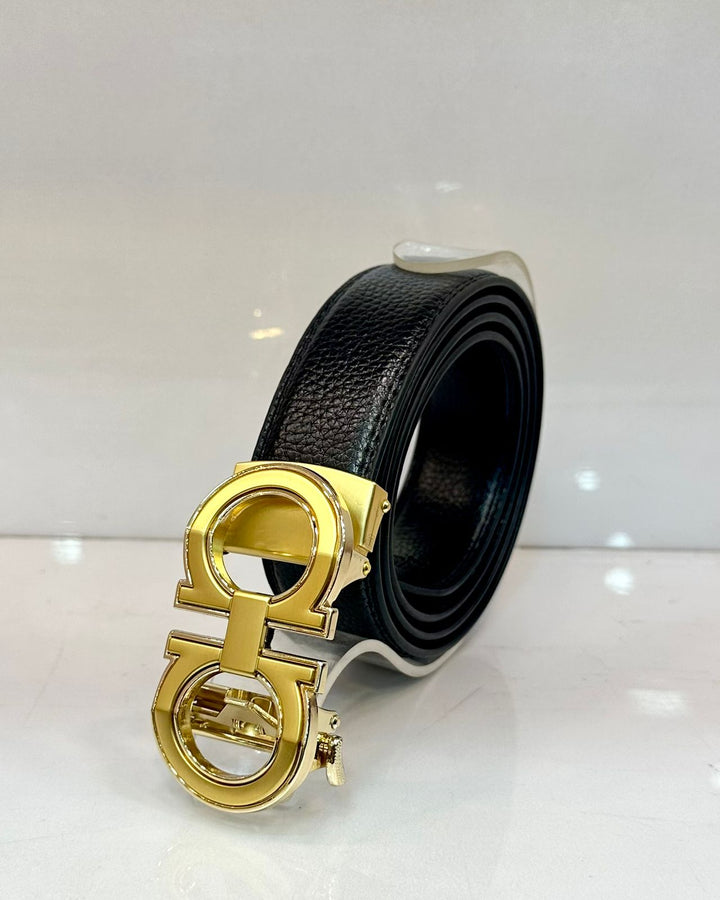 Ferragamo Buckle Belt Golden (5) - FASHION STEP