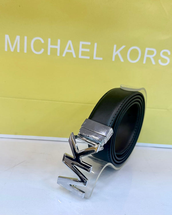 Michael Kors Men's Leather Belt (8) - Black - FASHION STEP