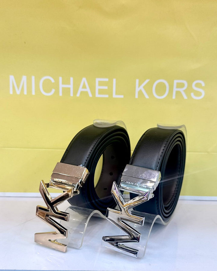 Michael Kors Men's Leather Belt (8) - Black - FASHION STEP