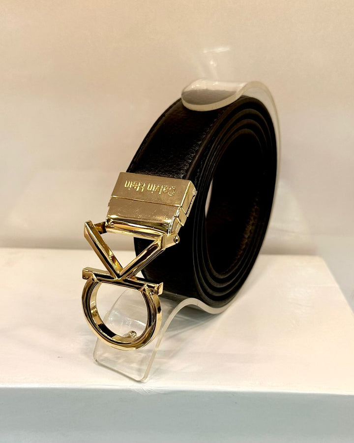 Calvin Klein Leather Belt Black (12) - FASHION STEP