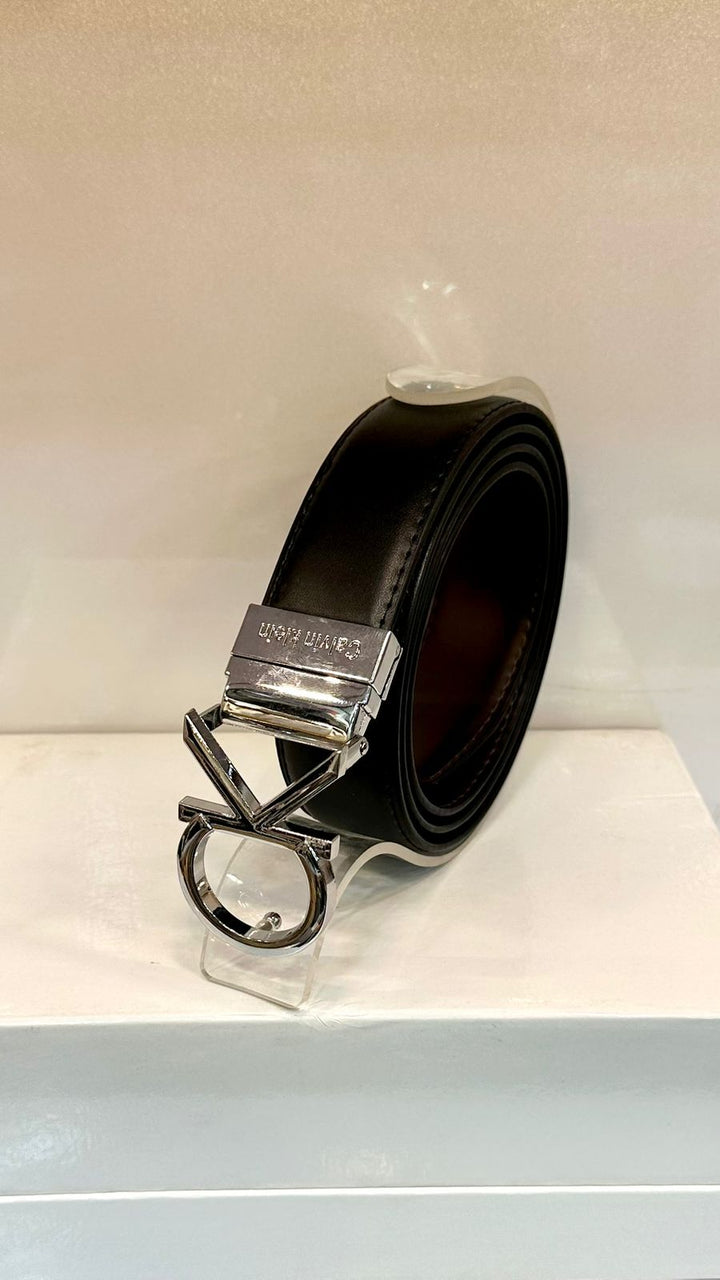 Calvin Klein Leather Belt Black (12) - FASHION STEP