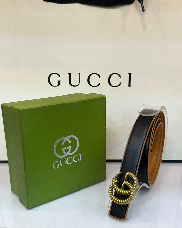 Gucci Brown With Black Belt (24) - FASHION STEP