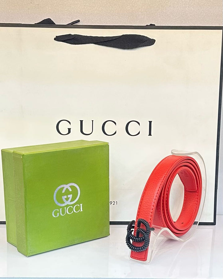 Gucci Orange Belt (34) - FASHION STEP