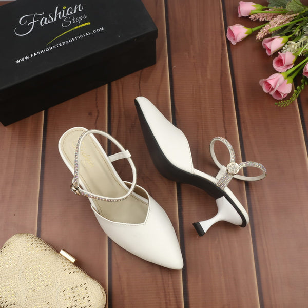 White Heels Shoes for Ladies in Pakistan