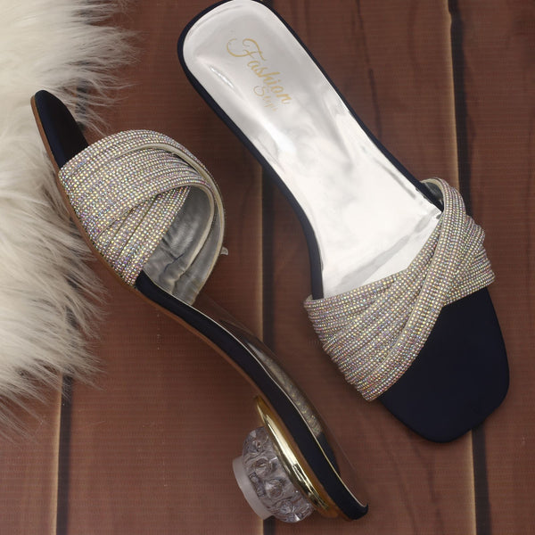 Flexi Short Heels (Blue)