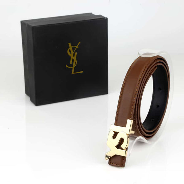 YS Buckle Leather Belt