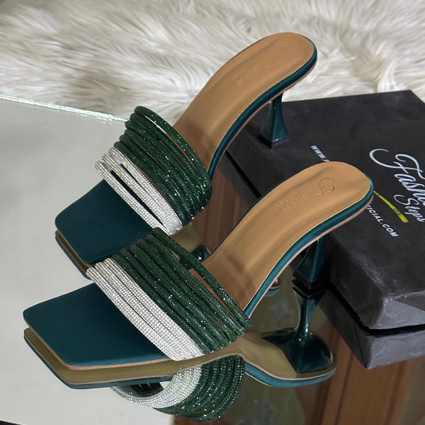Glamora Heels (Green)