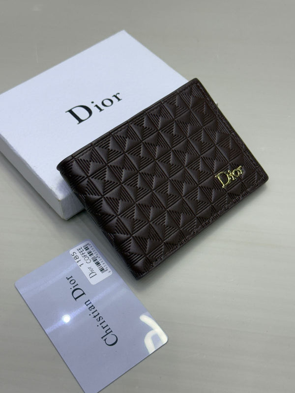 Dior Mens Wallet Brown