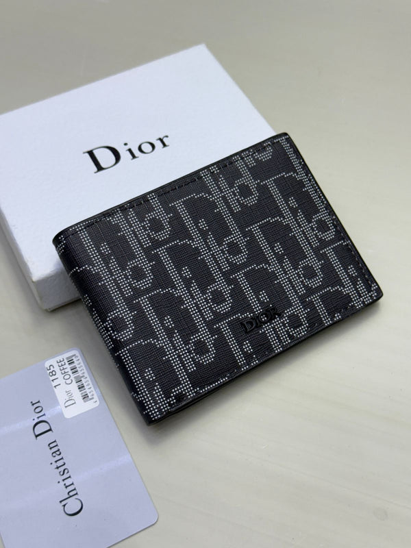 Dior Mens Wallet Black print