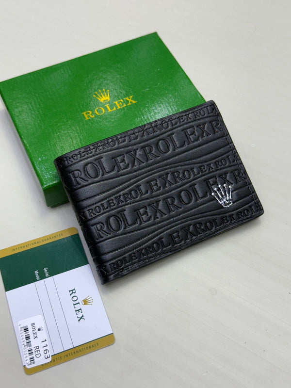 Rolex Black  Wallet