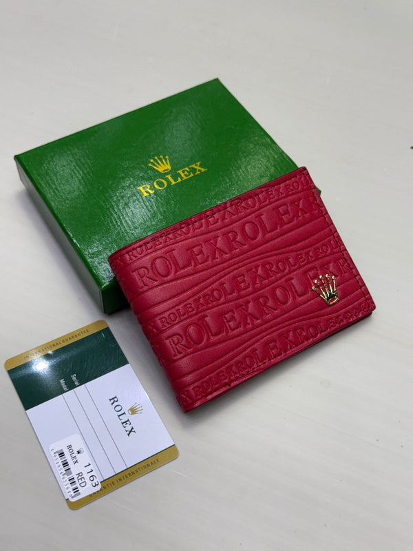Rolex Red Wallet