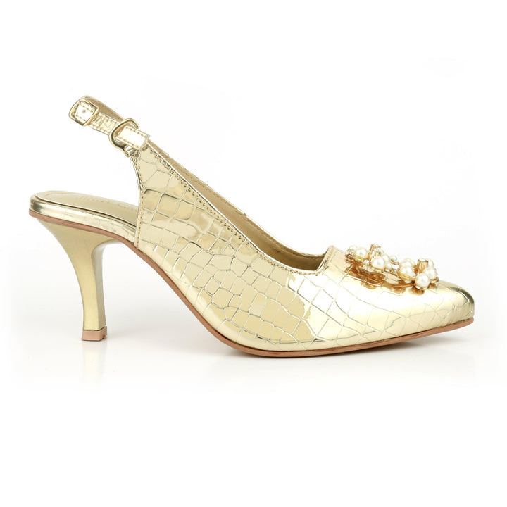 FASHION GOLD SANDAL - FASHION STEP